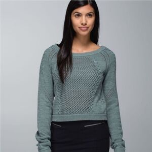 Lululemon Deep Shore / Earl Grey Be Present Pullover Size 4